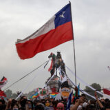 Manifestaciones plaza Baquedano