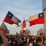 Manifestaciones plaza Baquedano