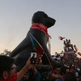 Manifestaciones plaza Baquedano