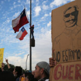 Manifestaciones plaza Baquedano